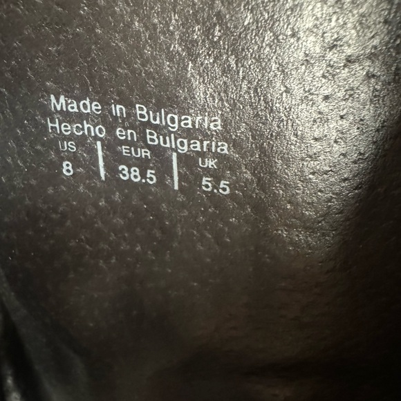 ALDO WOMEN'S BROWN LEATHER SIDE ZIP KNEE HIGH BOOTS SIZE 8 - Picture 3 of 10